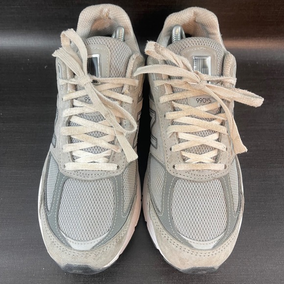 New Balance 990v5 Womens size 8.5 Gray Suede Mesh Running‎ Comfort Shoes - Picture 3 of 9